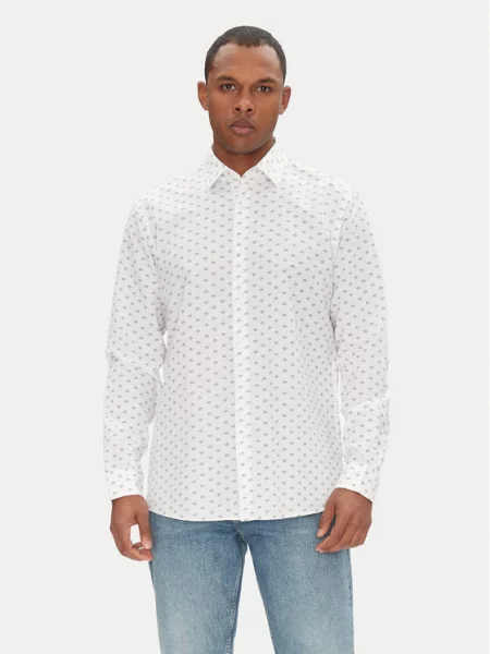 HUGO Koszula Valerio Modern Fit biały
