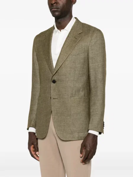 Geacă Zegna cu rever verde