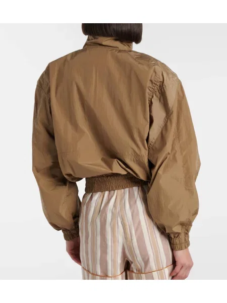 Geacă Saint Laurent din canvas bej