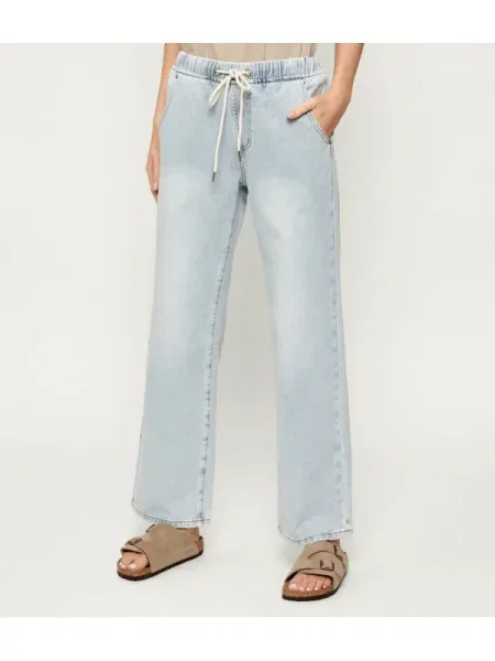 One Teaspoon Blugi ROADHOUSE | Relaxed fit | mid waist albastru