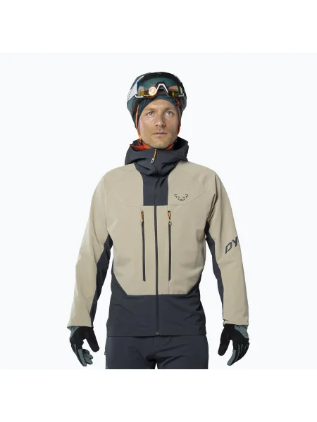 DYNAFIT TLT jachetă softshell pentru bărbați Dynastretch rock kaki