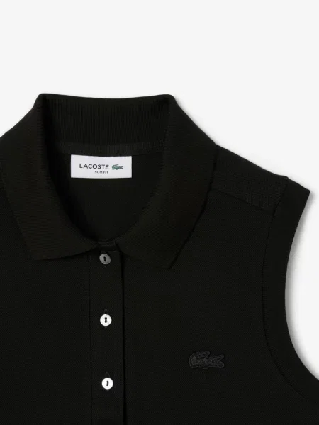 Поло Lacoste черное