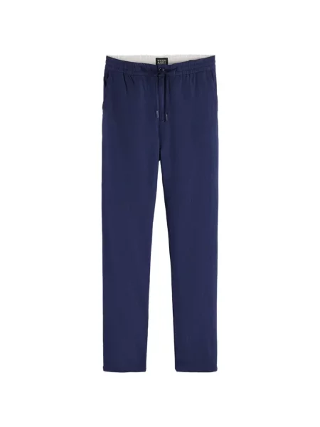 Pantaloni Scotch & Soda cu cordon albastru
