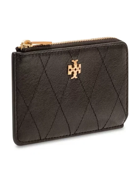Portfel Tory Burch skórzany czarny
