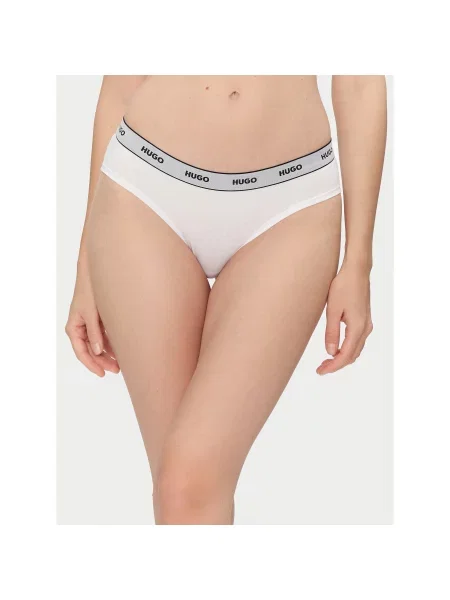 HUGO Set od 3 para klasičnih gaćica Triplet Pack Briefs bijela