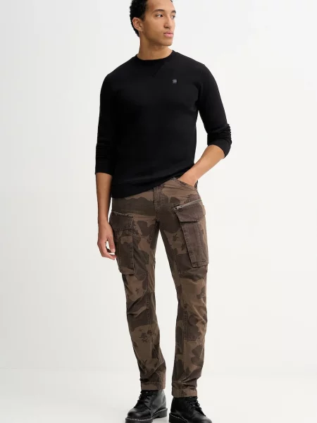 G-Star spodnie w fasonie cargo zielony