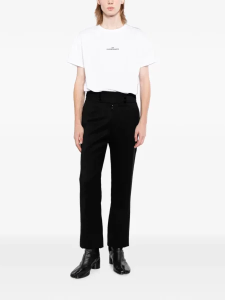 Tricou Maison Margiela cu autograf alb