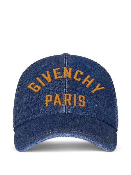 Șapcă Givenchy cu broderie albastru