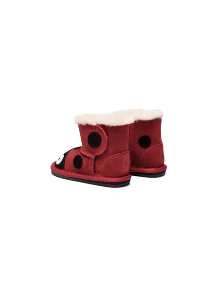 EMU Australia Sniego batai Ladybird Walker raudona