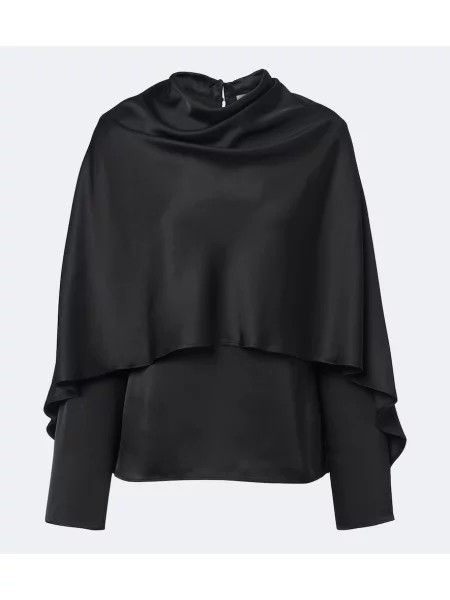 Top Róhe din satin negru