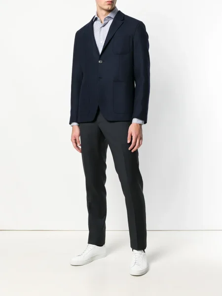Pantaloni Incotex clasici albastru