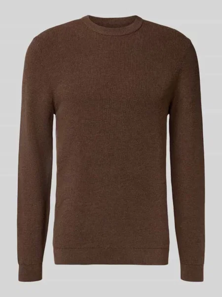 Sweter z dzianiny z prążkowanymi wykończeniami Mcneal
