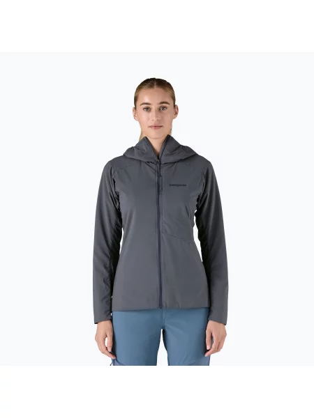 Hybridní bunda Patagonia Nano-Air Ultralight Full-Zip Hoody smolder blue šedá