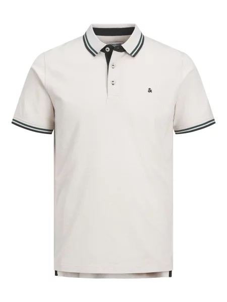 JACK & JONES Tricou JJPaulos / verde / verde închis bej