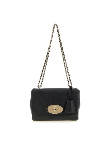 Torebka crossbody Mulberry skórzana czarna