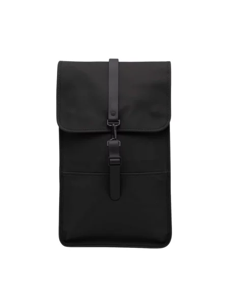 Rains Backpack Black Unisex Plecaki i torby Rains Size: One size czarny