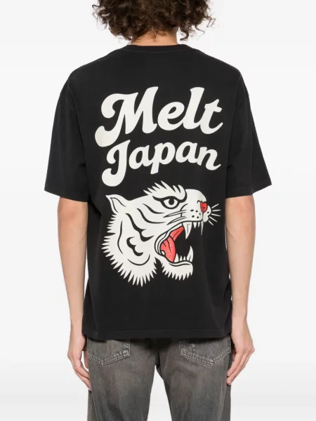 Tricou Melt cu dungi de tigru negru