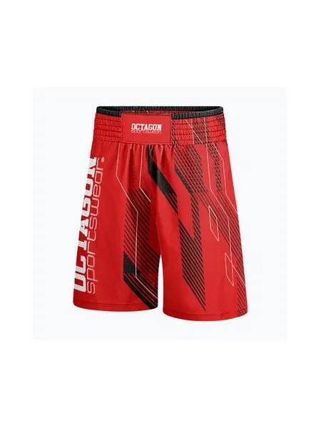 Боксерські шорти Octagon Diamond червоні