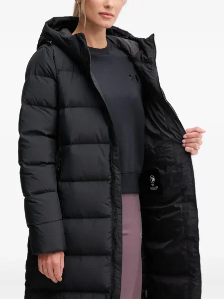 Palton Jack Wolfskin cu glugă negru