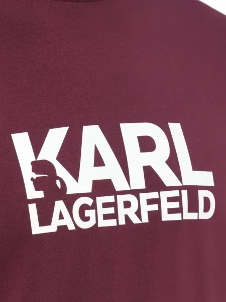Tricou Karl Lagerfeld cu autograf roșu