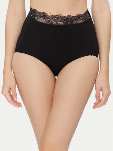 Ysabel Mora Figi klasyczne z wysokim stanem czarny