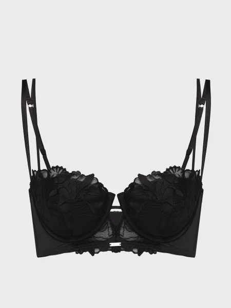 Бюстгальтер балконет Calvin Klein черный