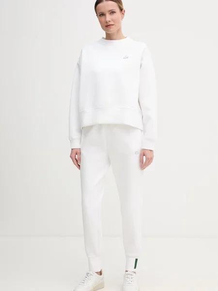 Lacoste trenirka z bombažem bela
