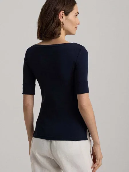 Lauren Ralph Lauren t-shirt granatowy