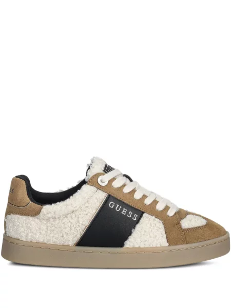 Blană artificială sneakerși Guess