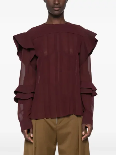 Lung bluză Lanvin roșu