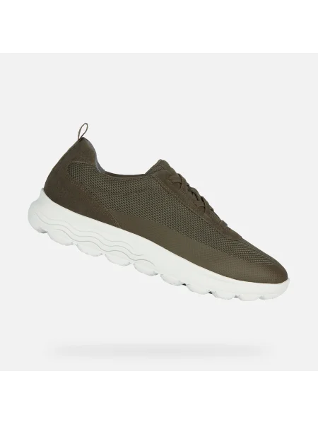 Sneakerși Geox kaki