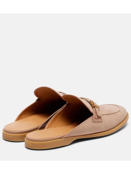 Bőr mules Tod's bézs