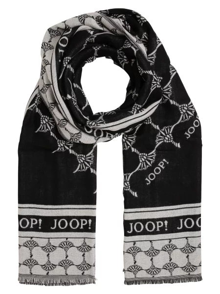 JOOP! Fular gri deschis negru