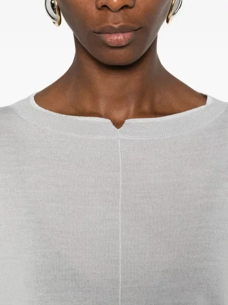 Tricou Gran Sasso cu decolteu rotund gri