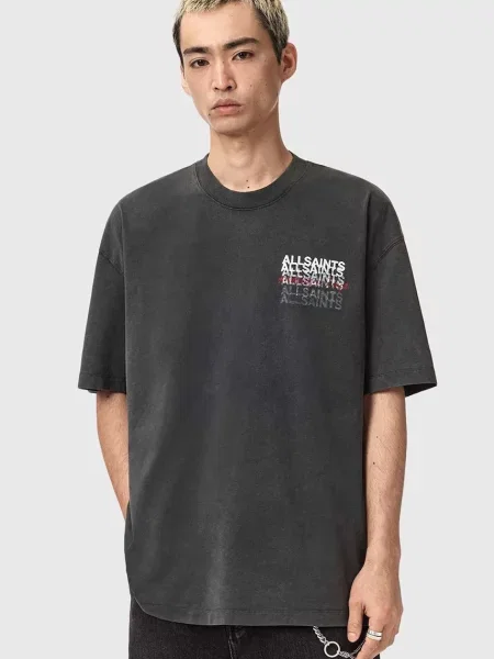 AllSaints tricou din GRAPHENE negru