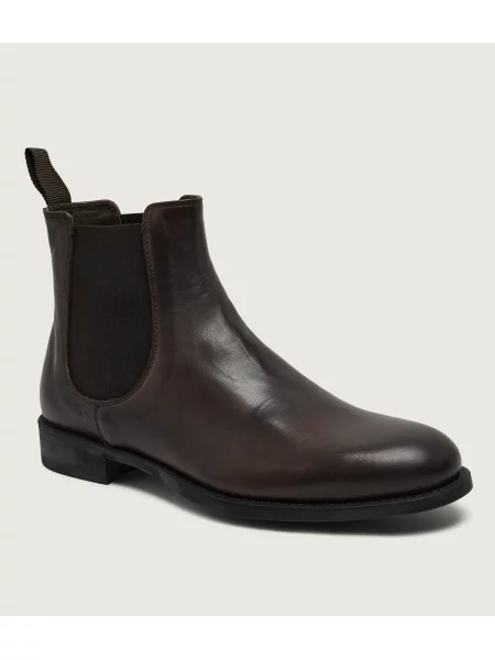 FABI De piele ghete chelsea Polacco maro