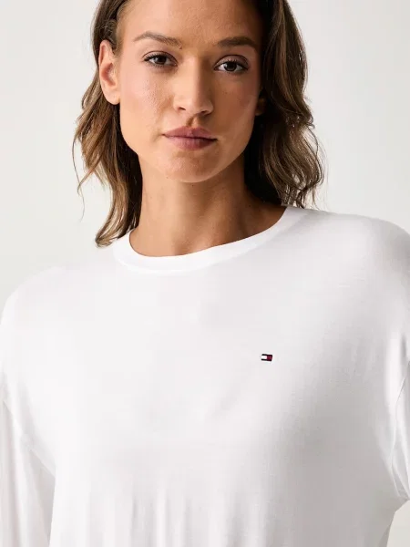 Tommy Hilfiger пижама дамска с модал бяло