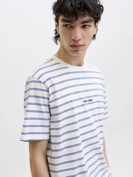 Футболка Jack & Jones в полоску белая