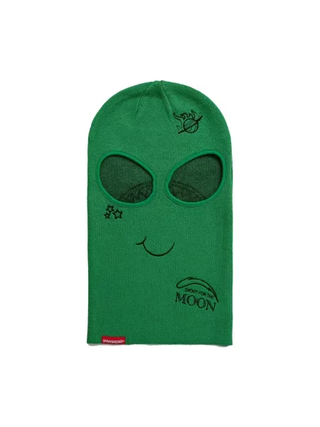 Lniana czapka Sprayground zielona