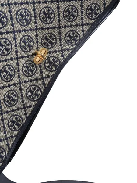 Geantă Tory Burch din piele albastru