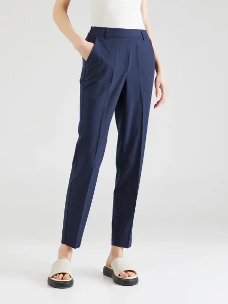 VERO MODA Pantaloni cu dungă ZELDA bleumarin