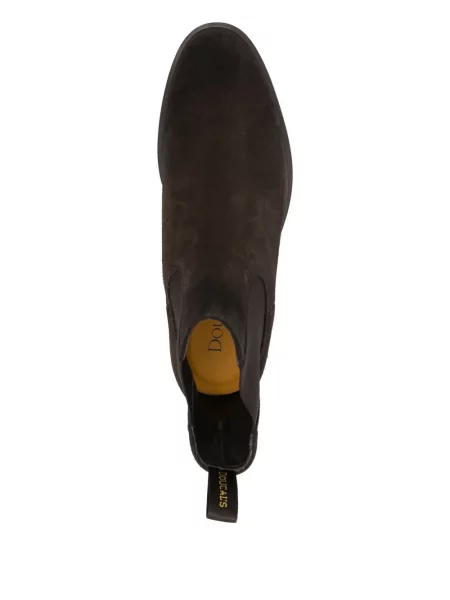 Botine Doucal's din piele de căprioară maro