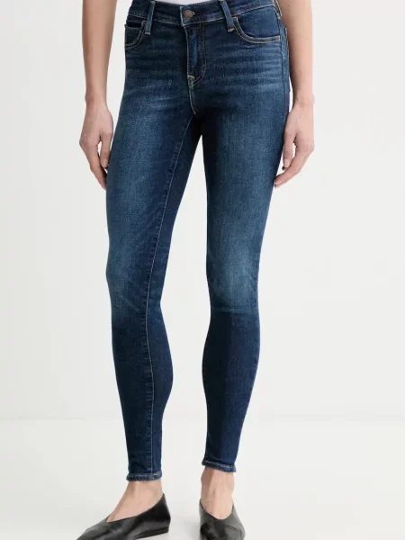 Levi's jeansy SUPER SKINNY granatowe