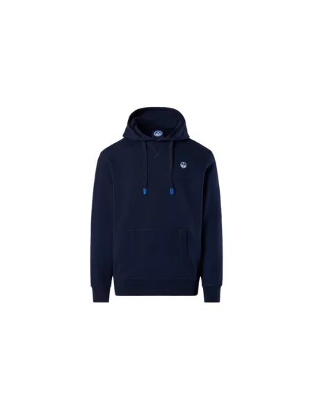Bluza z kapturem North Sails z kapturem niebieska