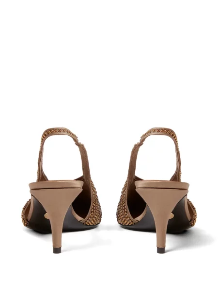 Pantofi cu toc Stella Mccartney maro