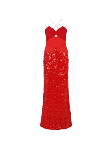 Rochie maxi Acler roșu
