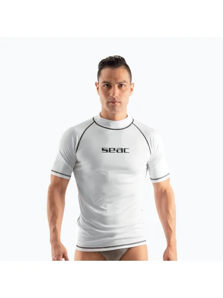 Tricou de înot SEAC T-Sun pentru bărbați alb