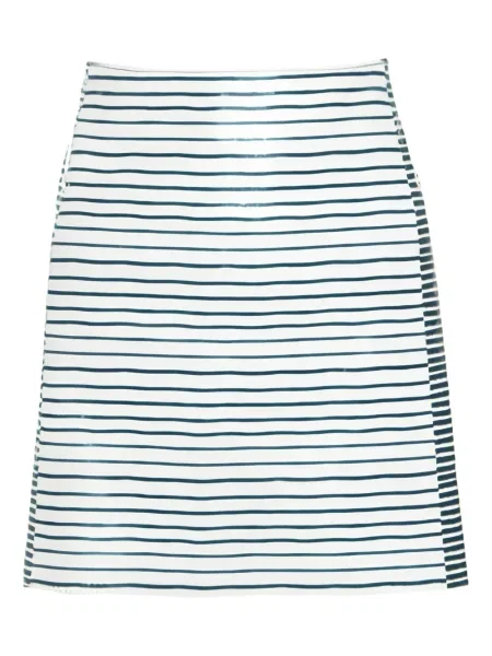 Fustă din piele Tory Burch alb