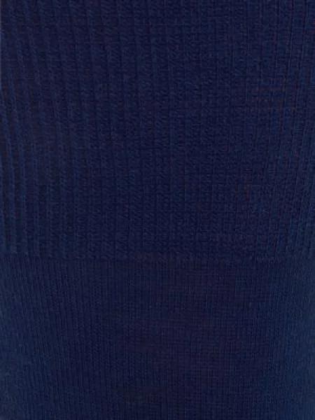 Skarpety z mieszanki żywej wełny model ‘Airport Sock’ Falke granatowe