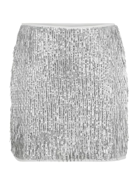 TOPSHOP Fustă argintiu